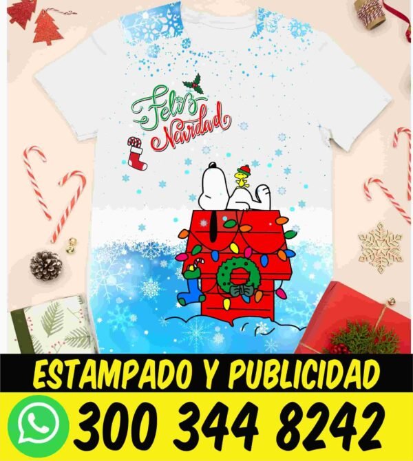 Camisetas de navidad disponible en diferentes talls y colores