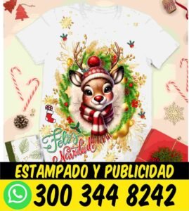 Camisetas de navidad (5) Camisetas de navidad disponible en diferentes talls y colores