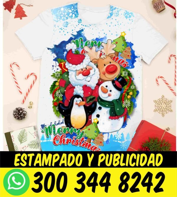 Camisetas de navidad disponible en diferentes talls y colores