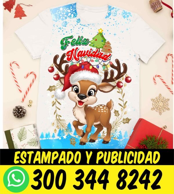 Camisetas de navidad disponible en diferentes talls y colores